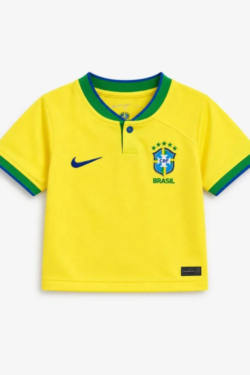 Kids Brazil Home Jersey